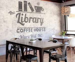 interior shot of Library Coffee House 