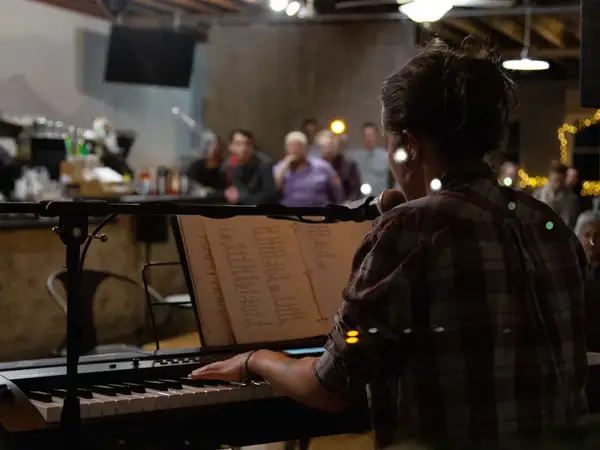 concert at Library Coffee House