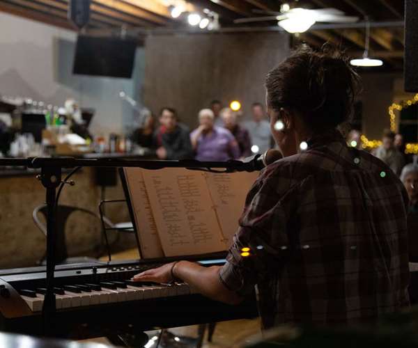 concert at Library Coffee House
